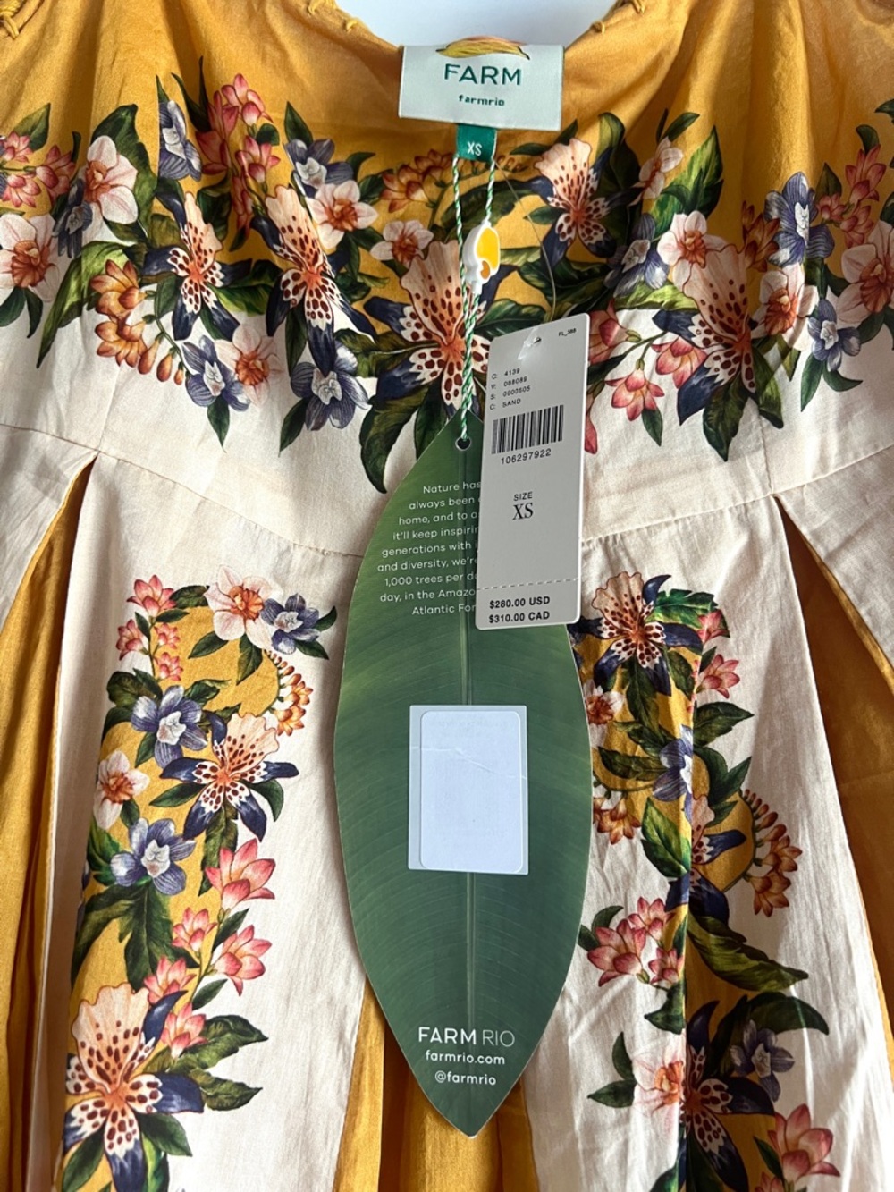 FARM Rio Sand Hilo Stripes Maxi Dress Size XS - Picture 14 of 16
